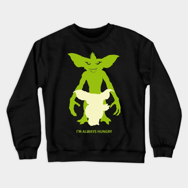 From Cute To Chaos The Mogwai Transformative Journey Crewneck Sweatshirt by Nychos's style